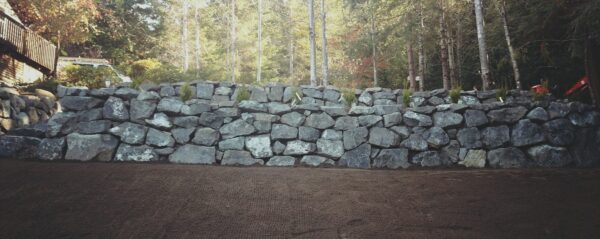 Large Rock Retaining Wall $18-24K